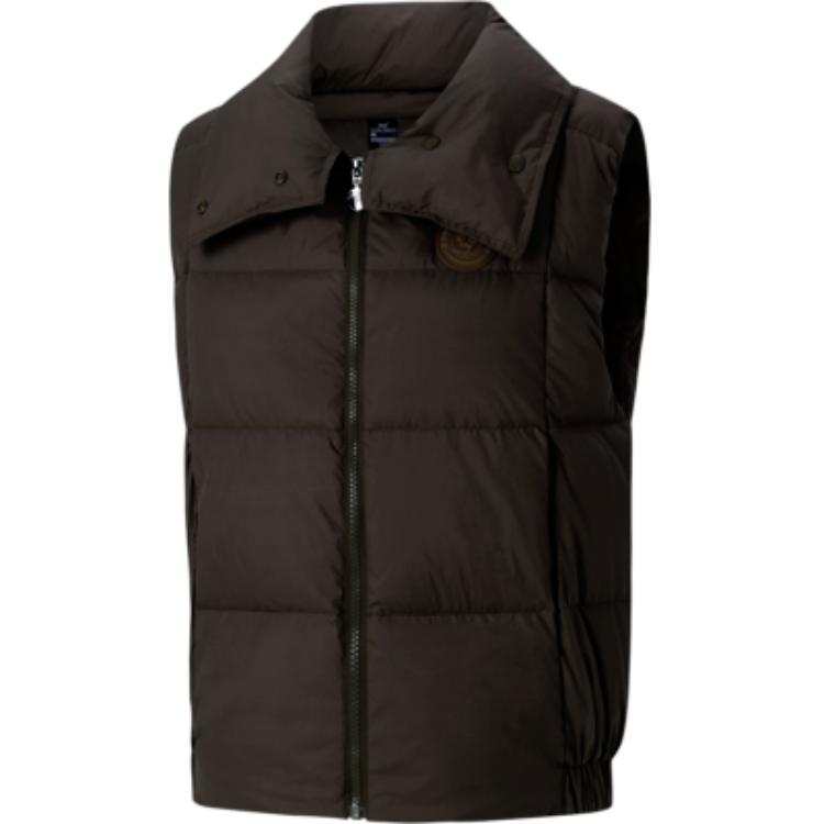 361° x XIAOLIUYA,LIANMINGKUAN Vest Women's Dark Brown Coffee