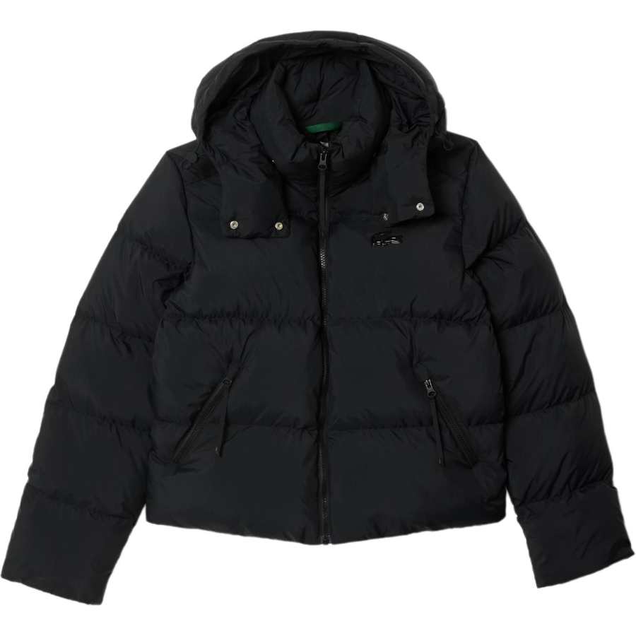 LACOSTE LACOSTE Logo-plaque Hooded Puffer Jacket