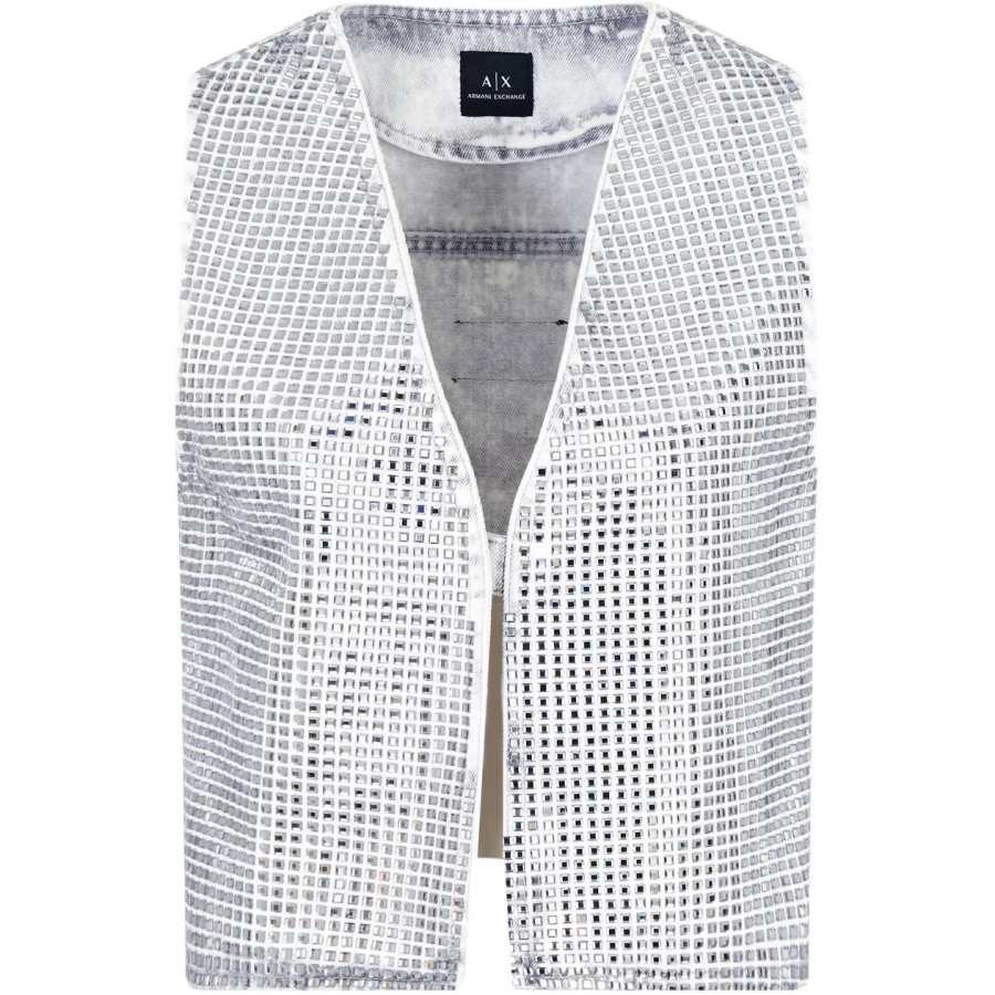 ARMANI EXCHANGE ARMANI EXCHANGEAE SS25 Vest Women's Gray