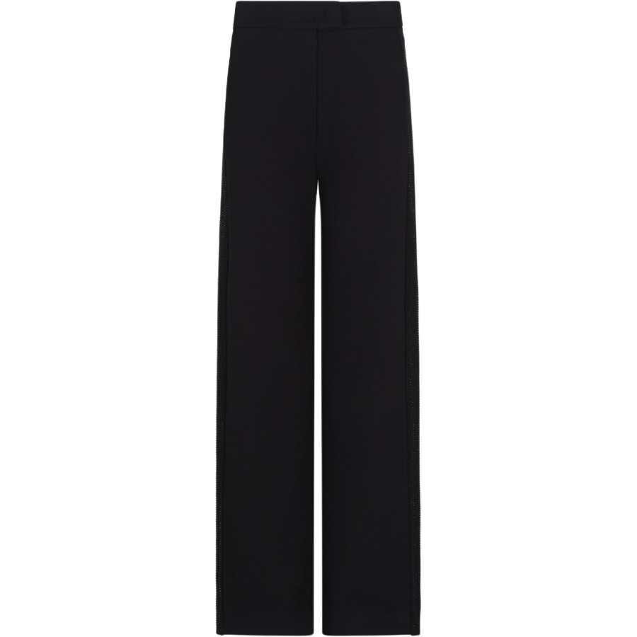 EMPORIO ARMANI Interlock Jersey Trousers With Bands And Micro Studs