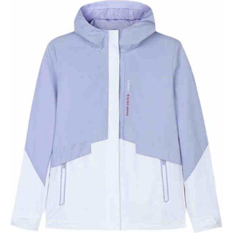 Anta Variety Training Collection Trench Coat Women's Light Lavender/Snowflake White