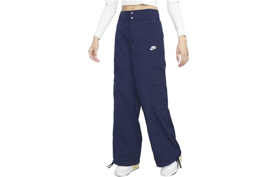 Nike Nike Casual Pants Women's Marine Blue Moderate Straight Fit Pants