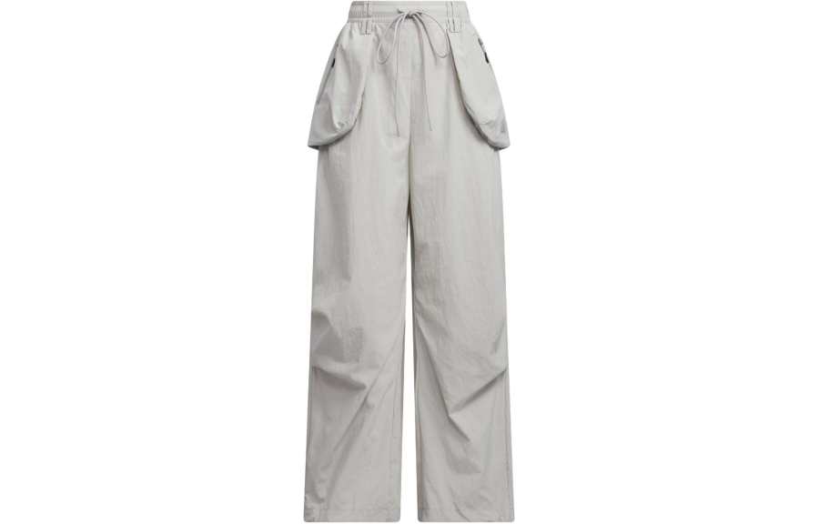 Adidas Adidas PARACHUTE TRACKSUIT BOTTOMS Casual Pants Women's Light Gray