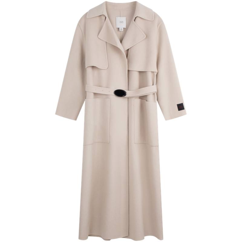 CALVIN KLEIN Spring Festival Red Product Coat Women's Beige Apricot