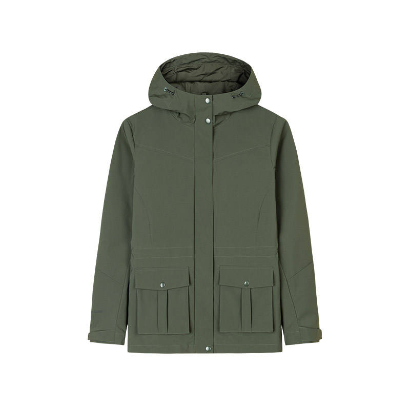 ANTA SUPERSTORE CHAOJIANTA Windproof Windbreaker Jacket Women's Grape Leaf Green