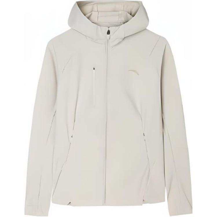 Anta Comprehensive Training Collection Sports Lifestyle Collection Trench Coat Women's Wheat Grain Gray