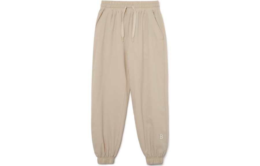MLB New York Yankees Casual Pants Women's Khaki Moderate Cuffed Pants