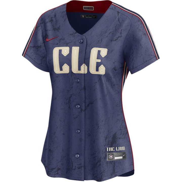 Nike Nike x MLB Cleveland Guardians City Connect Baseball Jacket Women's Marine Blue