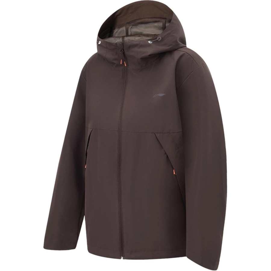 Li-Ning Li Ning Fitness Series Trench Coat Women's Charcoal Coffee Umber