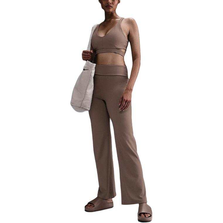 Nike Nike Dri Fit One Casual Pants Women's Mink Brown/Black