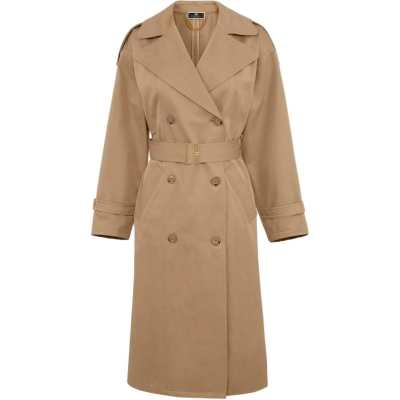 Elisabetta Franchi Double-Breasted Oversized Coat