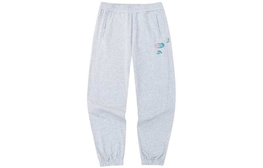 ANTA Casual Pants Women's Gray Heather Gray Moderate Cuffed Pants