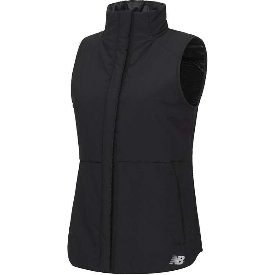 New Balance New Balance Vests Women's Black Stand Collar Moderate Other