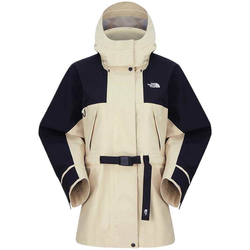 THE NORTH FACE Urban Exploration Waterproof And Windproof Windbreaker Jacket Women's Gravel Sand