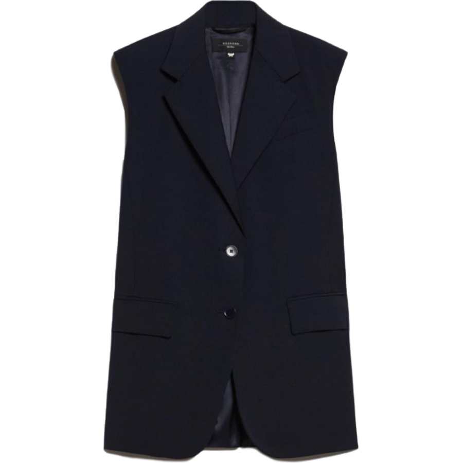 WEEKEND MaxMara Weekend Max Mara Single Breasted Sleeveless Gilet