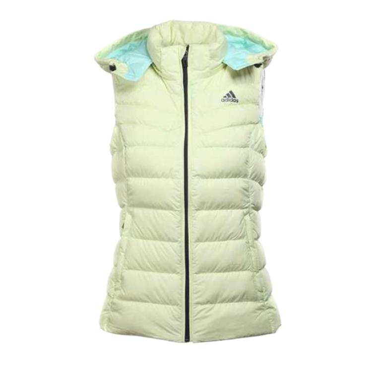 Adidas Adidas Vests Women's Yellow Hooded Non Detachable Moderate Other