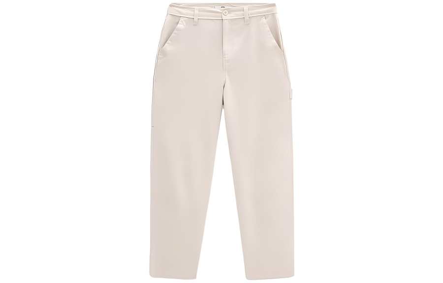 Vans Casual Pants Women's White Moderate Straight Fit Pants