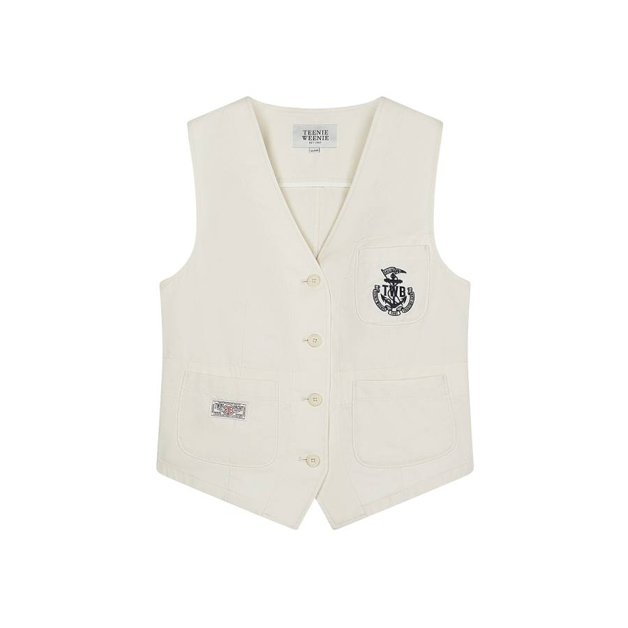 Teenie Weenie Vests Women's V Neck Moderate Other
