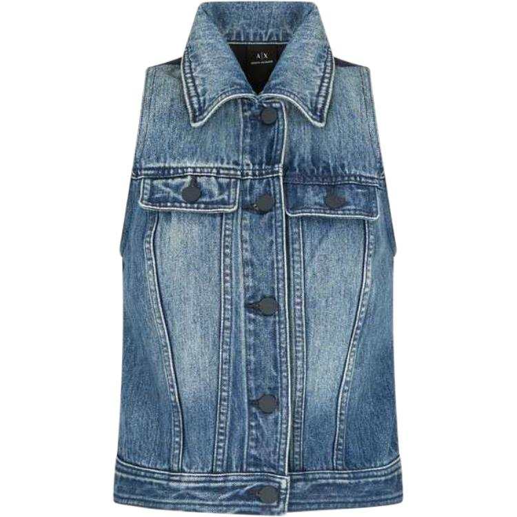 ARMANI EXCHANGE ARMANI EXCHANGEAE SS25 Vest Women's Blue