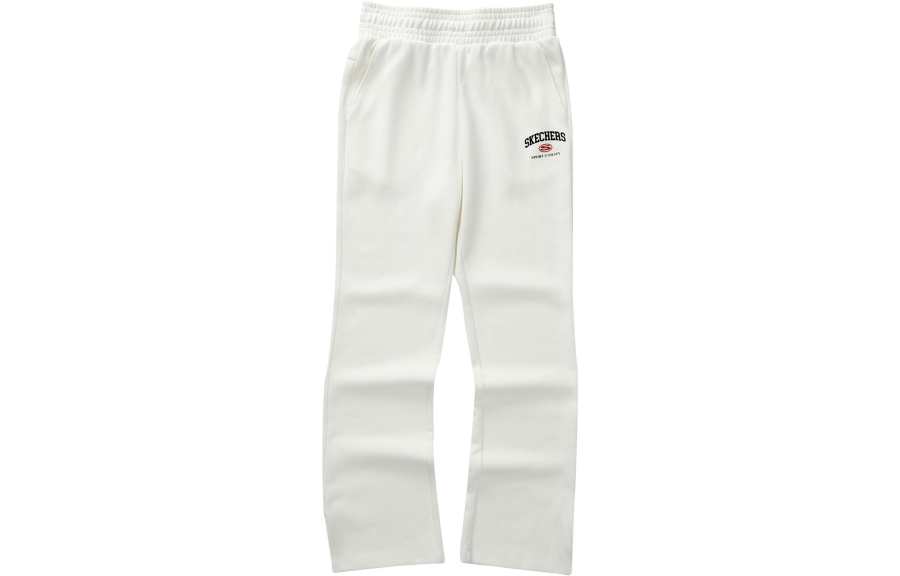 Skechers Colorful Casual Pants Women's Marshmallow White/0074 Moderate Straight Fit Pants