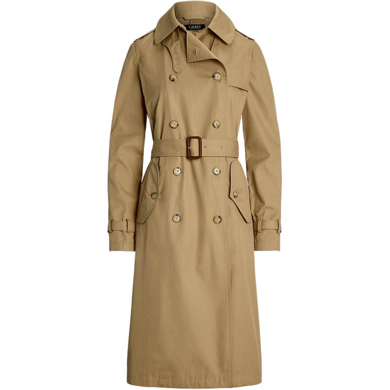 LAUREN RALPH LAUREN FW24 Trench Coat Women's Birch Brown