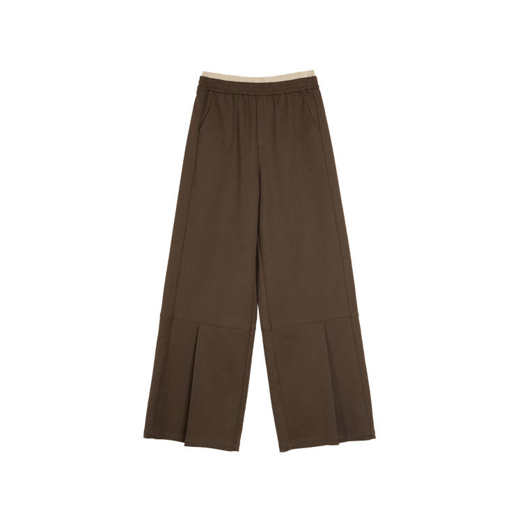 ELLE Casual Pants Women's Coffee