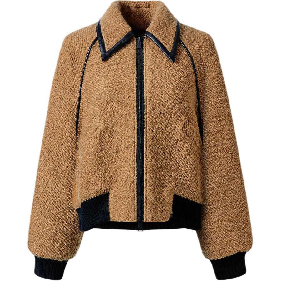 KARL LAGERFELD / Karl Lagerfeld Jeans Velvet feel Coat Women's Coffee