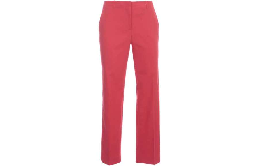 EMPORIO ARMANI Casual Pants Women's Red Moderate Straight Fit Pants