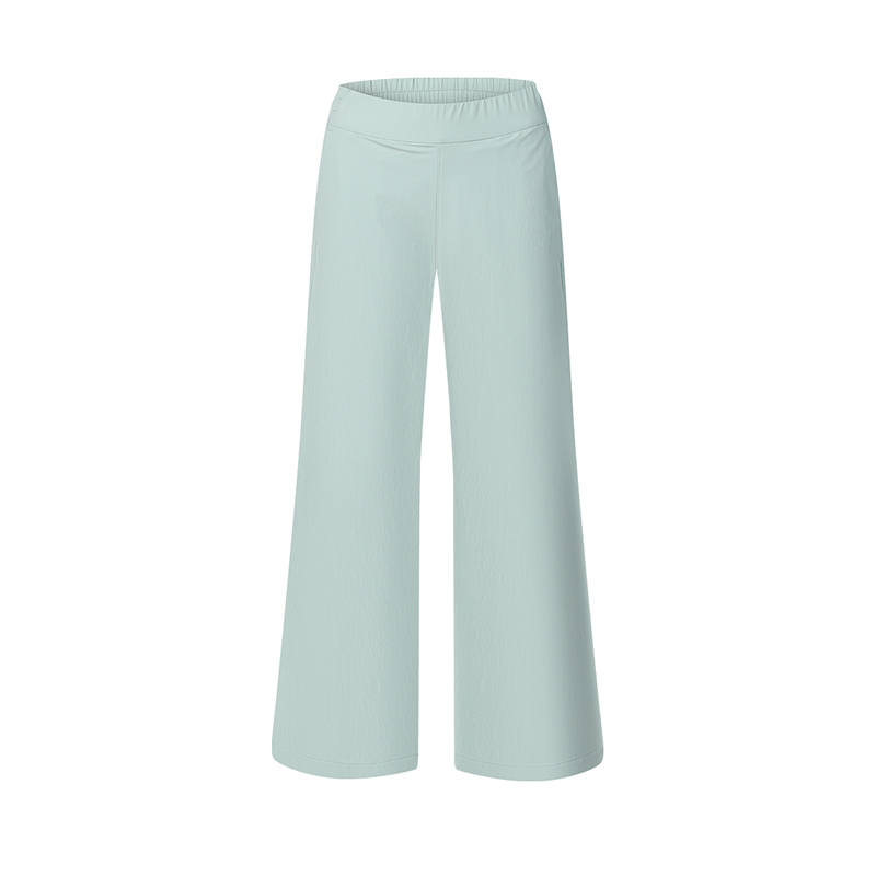 FILA Casual Pants Women's Erosion Green Moderate Wide Leg Pants
