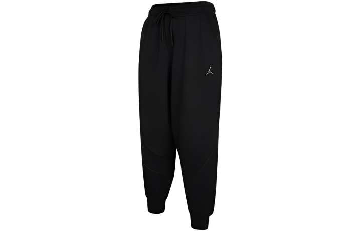 Jordan Jordan Casual Pants Women's Black Thickened Cuffed Pants
