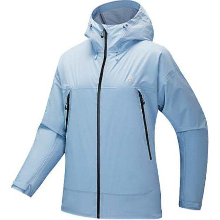 Anta Outdoor Collection Waterproof And Windproof Windbreaker Jacket Women's Tianrun Blue
