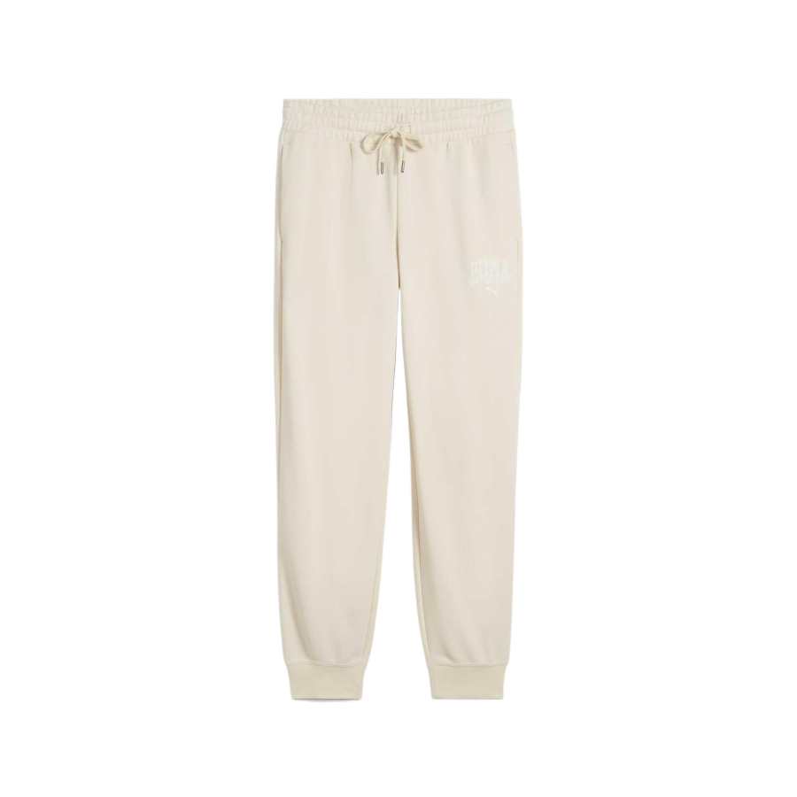 PUMA Casual Pants Women's Ecru Moderate Cuffed Pants