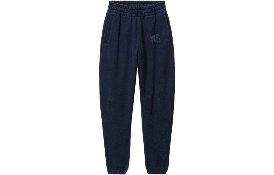 Alexander Wang Alexander Wang Glitter effect Terry Track Pants