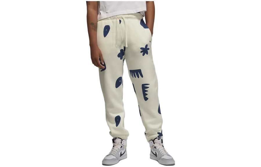 Jordan Jordan Casual Pants Women's Ecru Moderate Cuffed Pants