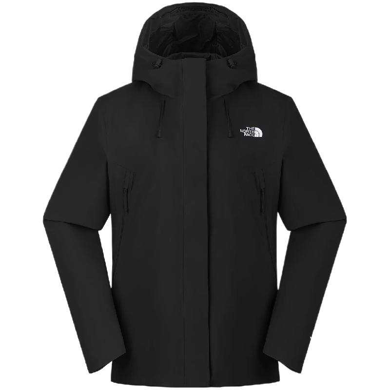THE NORTH FACE Urban Exploration SS25 Windproof, Water Repellent, And Thermal Windbreaker Jacket Women's Cosmic Black