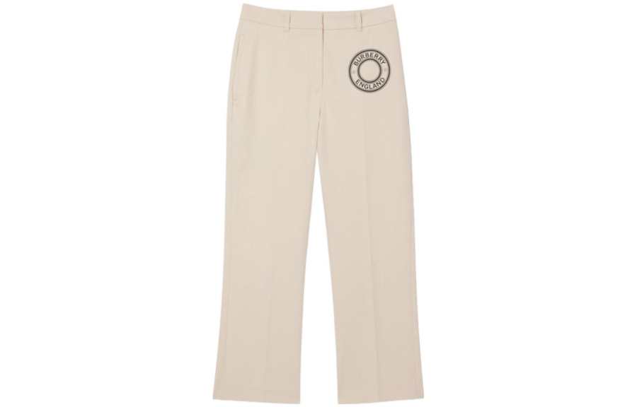 Burberry Casual Pants Women's Light Cream