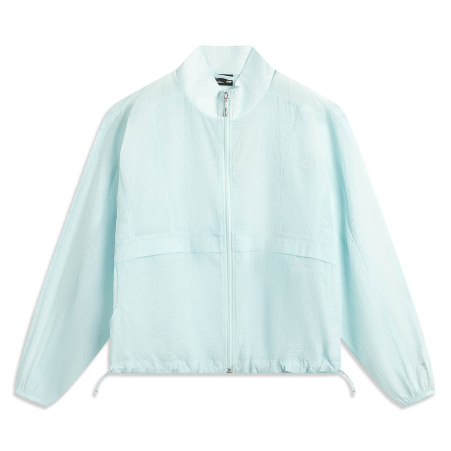 Li-Ning Li Ning Sports Life Collection Trench Coat Women's Light Sky Blue