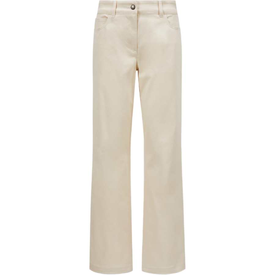 Moncler Casual Pants Women's Ivory White