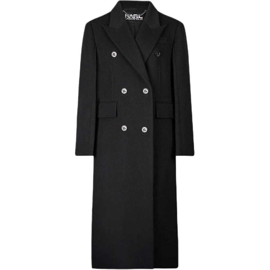 KARL LAGERFELD / Karl Lagerfeld Jeans Wool Coat Women's Black