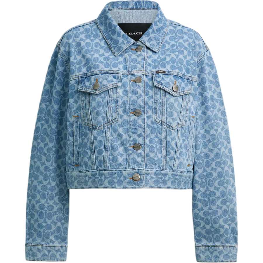 COACH COACH Denim Jacket Women's Blue