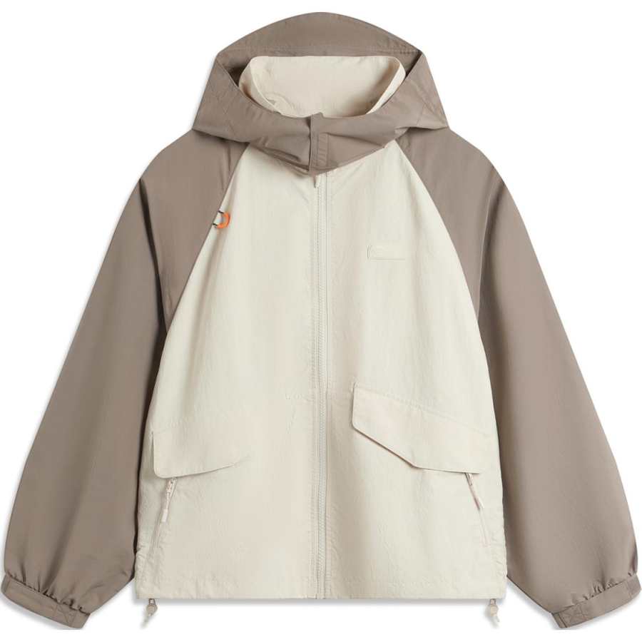 Li-Ning Li Ning Sports Life Collection Trench Coat Women's Oat Gray