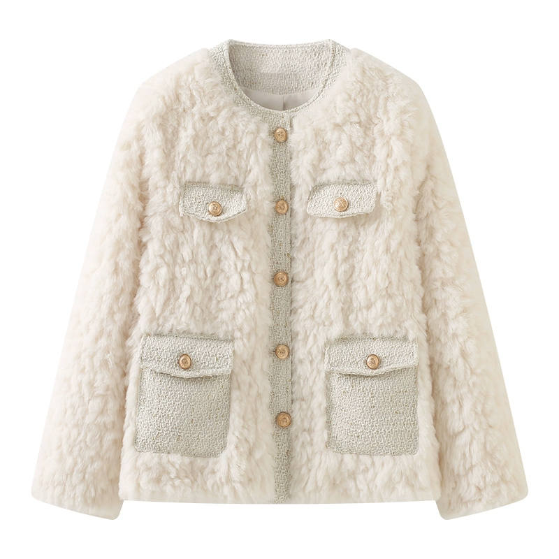 JUFU Puffer Jacket Women's Beige