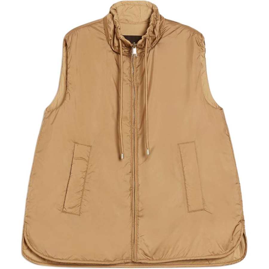 WEEKEND MaxMara Weekend MaxMara Yoro Zip-Up Drawstring Gilet