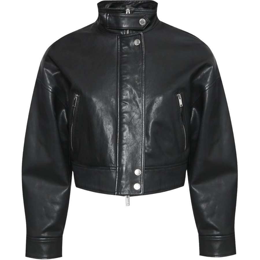 WEEKEND MaxMara WEEKEND MaxMara Leather Jacket Women's Black