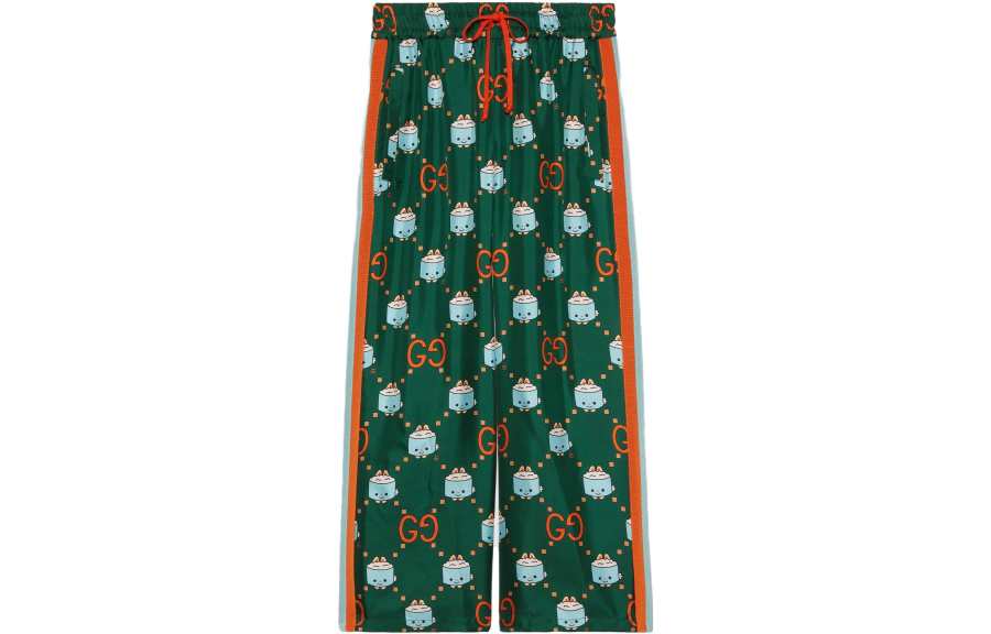 GUCCI Casual Pants Women's Green