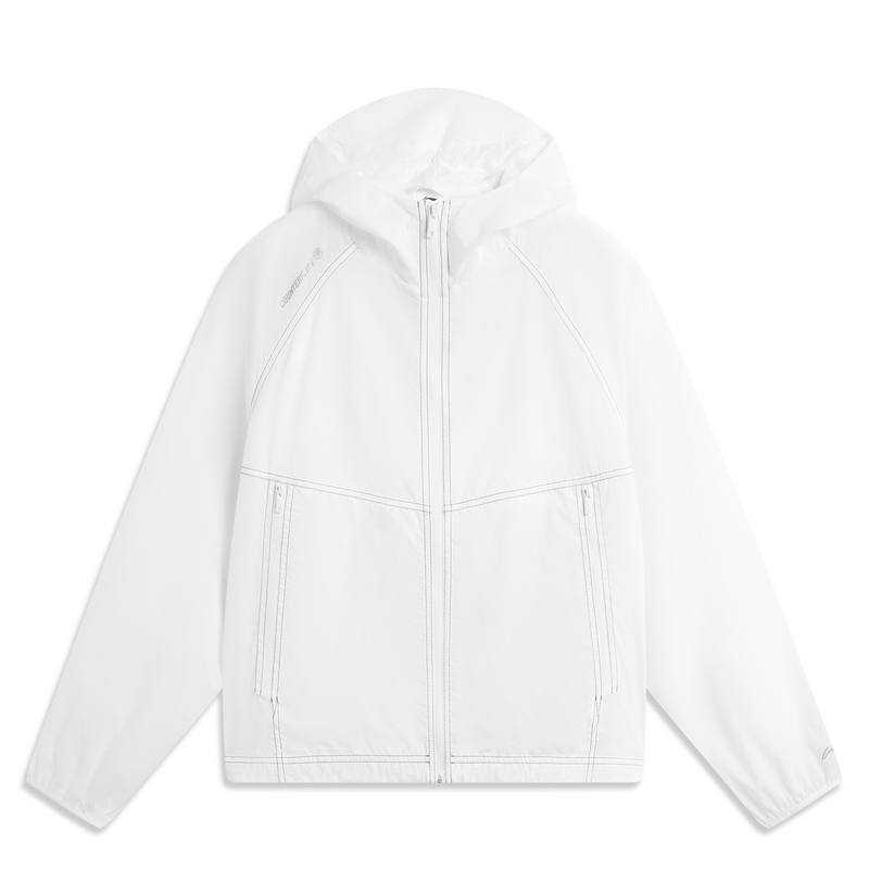 Li-Ning Li Ning Breathable And Waterproof Lightweight Storage Sun Protection Clothing Women's Standard White