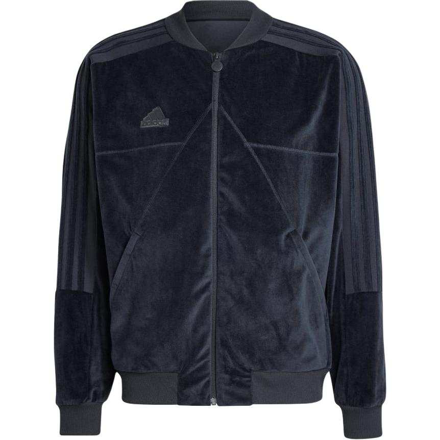 Adidas Adidas House Of Tiro Velour Bomber Jacket Unisex Black
