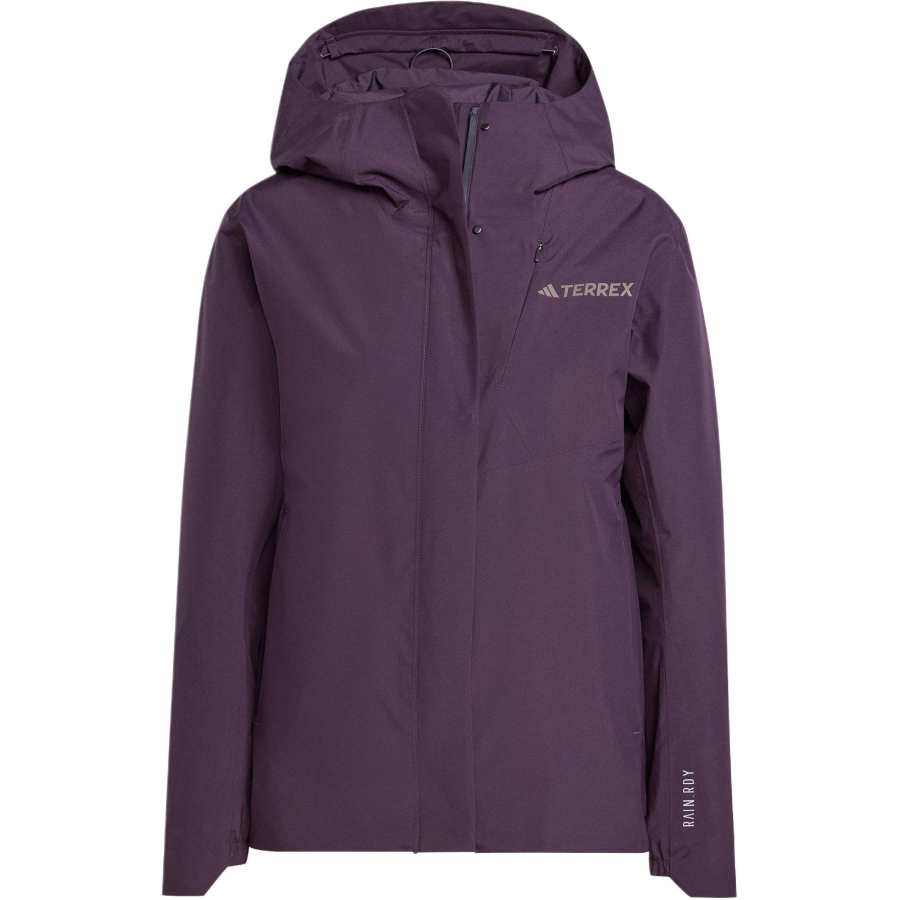 Adidas Adidas Waterproof And Breathable Warm Windbreaker Jacket Women's Purple