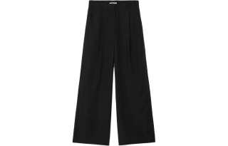 COS Casual Pants Women's Black Moderate Wide Leg Pants