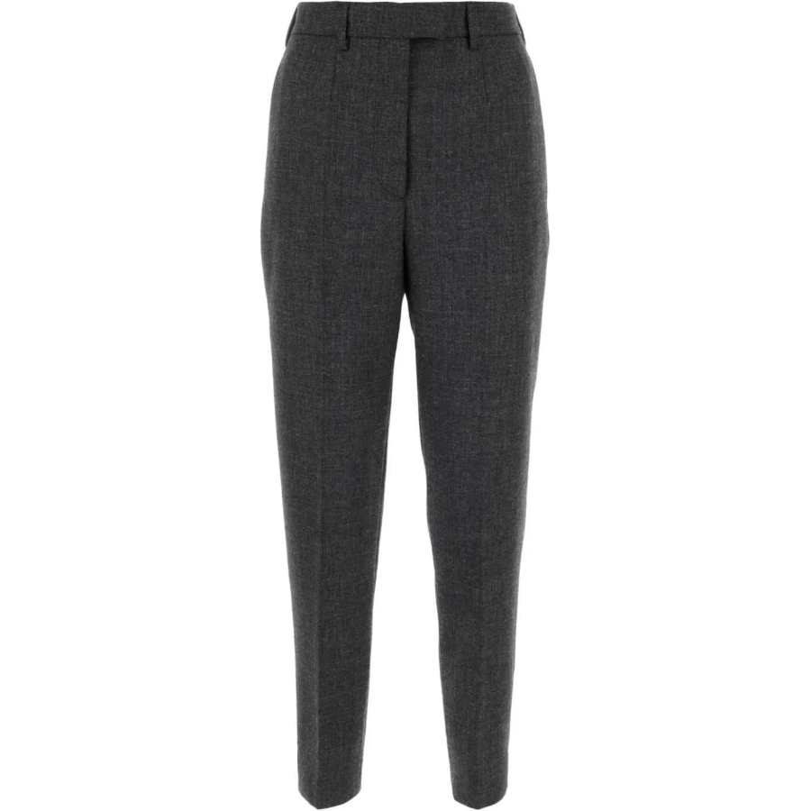 PRADA PRADA Virgin Wool Pressed crease Tailored Trousers